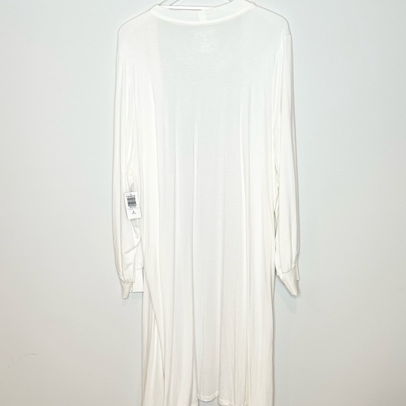 Torrid Ivory Super Soft Long Knit Duster Cardigan with Pockets Size 3 NWT - Picture 2 of 5